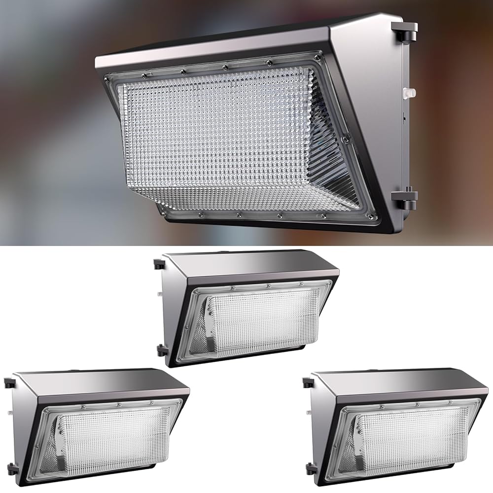 Lightdot 150W LED Wall Pack Lights with Photocell IP65 Outdoor Flood Security Lighting