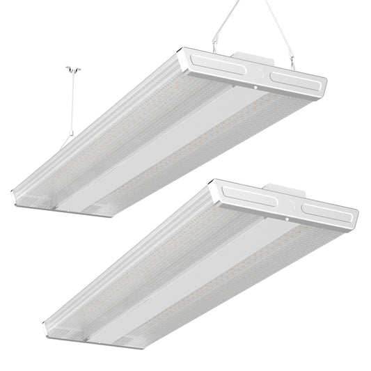 Lightdot 4FT LED High Bay Shop Light,  265W [Eqv.960W] 5000K Linear Hanging Light for Warehouse Diamond Diffusion