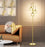 68IN Decorative Gold Floor Lamp, Farmhouse Floor Lamps for Living Room with Smooth Dimmable (Brightness Adjustable), Modern Brass Floor Lamp of Diamond Cage 18W 3000K Warm White,3-Light Bulb Included