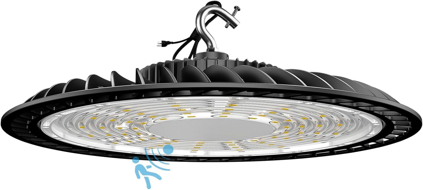 Lightdot LED High Bay Light, AC100-277V 5000K UFO LED High Bay Shop Light, Commercial Bay Lighting