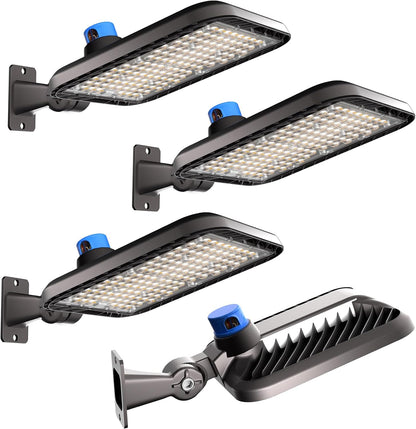 Lightdot LED Parking Lot Lights Outdoor(48000LM Eqv 1200W HPS) Parking Lot LED Lights Commercial, IP65 Led Pole Light Arm Mount with Photocell-2Pack(Coverage: 66~110Ft at Height:30~50Ft)