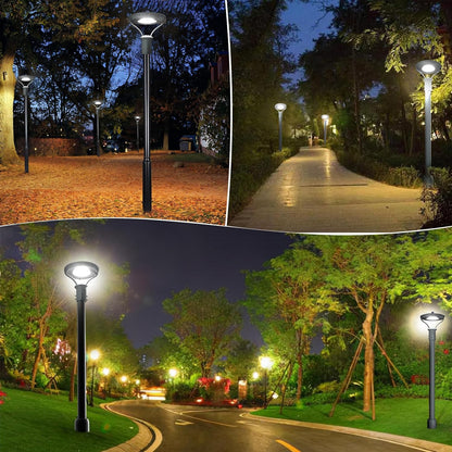 Lightdot LED Post Top Light 200W 30000LM Post Garden Paythway Light with Dusk to Dawn Outdoor Photocell 5000K Daylight IP65 Waterproof Outdoor Yard Area Lights for Yard/Garden