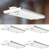 Lightdot Smart LED High Bay Shop Light, 3FT Linear High Bay Lights with Dimmable/Sensing Distance/Time Adjustable, AC100-277V 5000K Hanging Light for Warehouse,Black