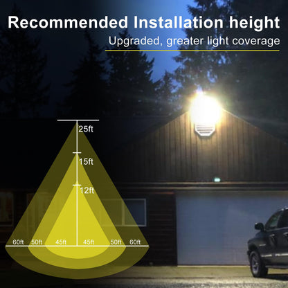 Lightdot 150W LED Wall Pack Lights with Photocell IP65 Outdoor Flood Security Lighting