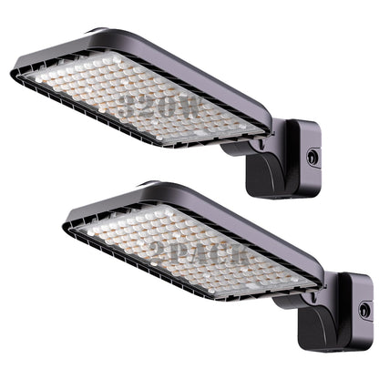 Lightdot 4Pack 250W  5000K LED Wall Pack Lights with Dusk-to-Down Photocell