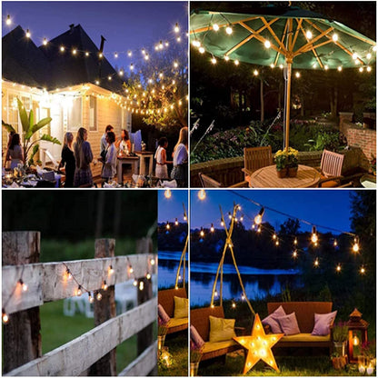 Lightdot Outdoor Linkable 48ft led String Lights