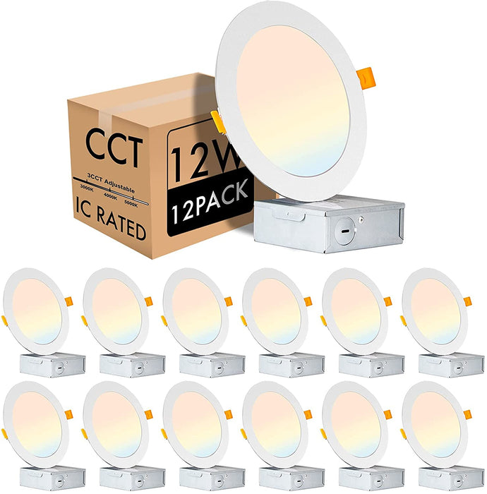 Collectief breken hoesten LED Recessed Lighting 6 inch 3CCT 3000K/4000K/5000K LED Can Lights Dim —  lightdot