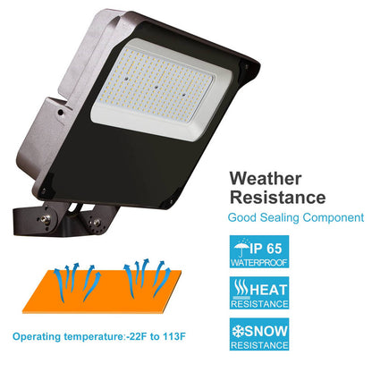 Lightdot 150W LED Flood Light Outdoor 5000K 21000Lm 900W Equivalent Led Stadium Flood Light