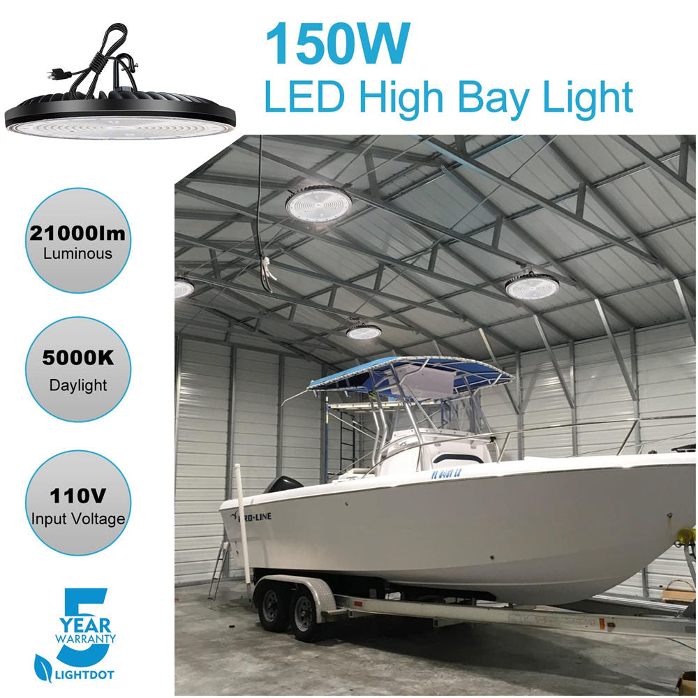 150W workshop high bay lighting