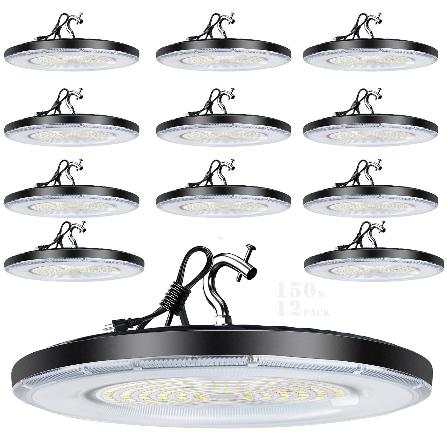 Lightdot 150W LED UFO High Bay Light ,5000K,  for Warehouse  Garage Barn