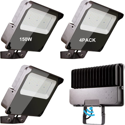 Lightdot 150W LED Flood Light Outdoor 5000K 21000Lm 900W Equivalent Led Stadium Flood Light